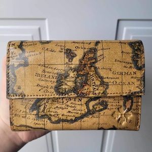 Patricia Nash Wallet in Euromap print